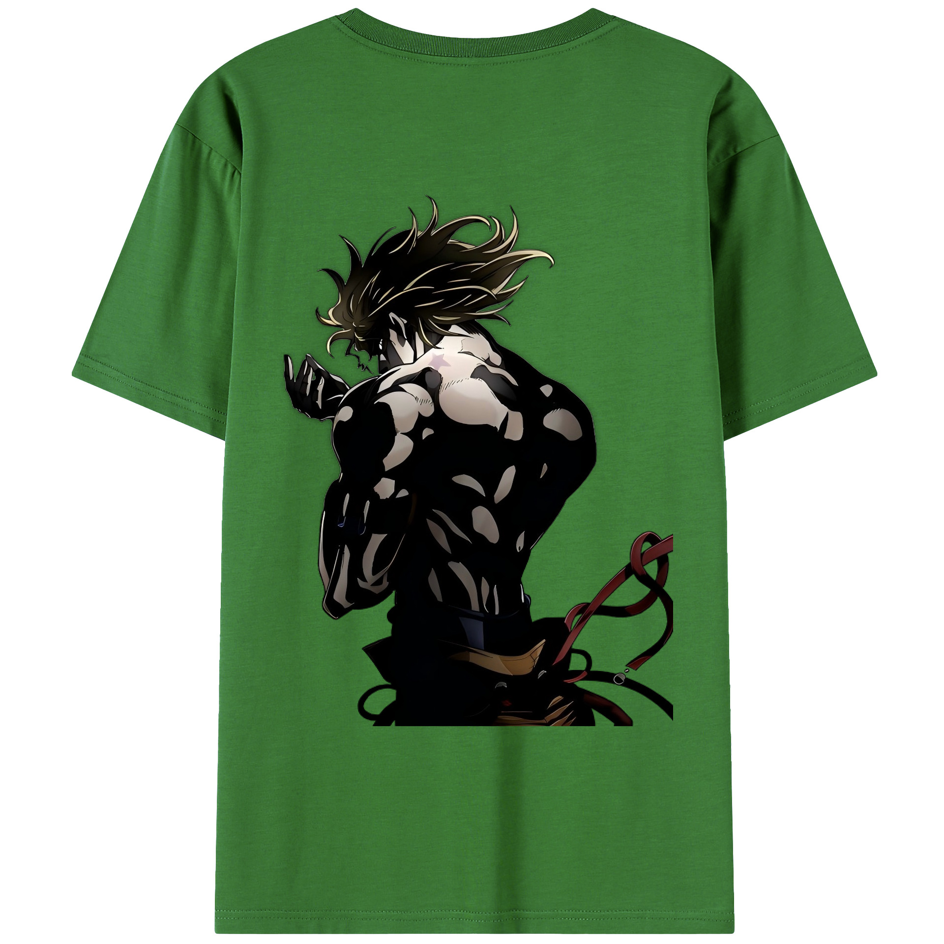 （画像用） ジョジョの奇妙な冒険 ディオ?ブランドー JoJo's Bizarre Adventure Dio Brando レディース半袖Tシャツ(バックプリント)
